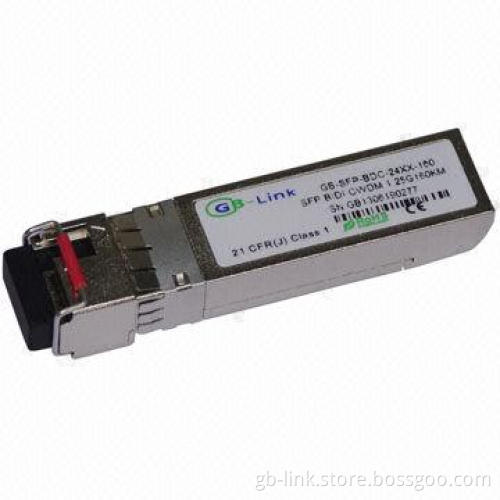 SFP BIDI CWDM 1.25Gbps 160km Transceiver